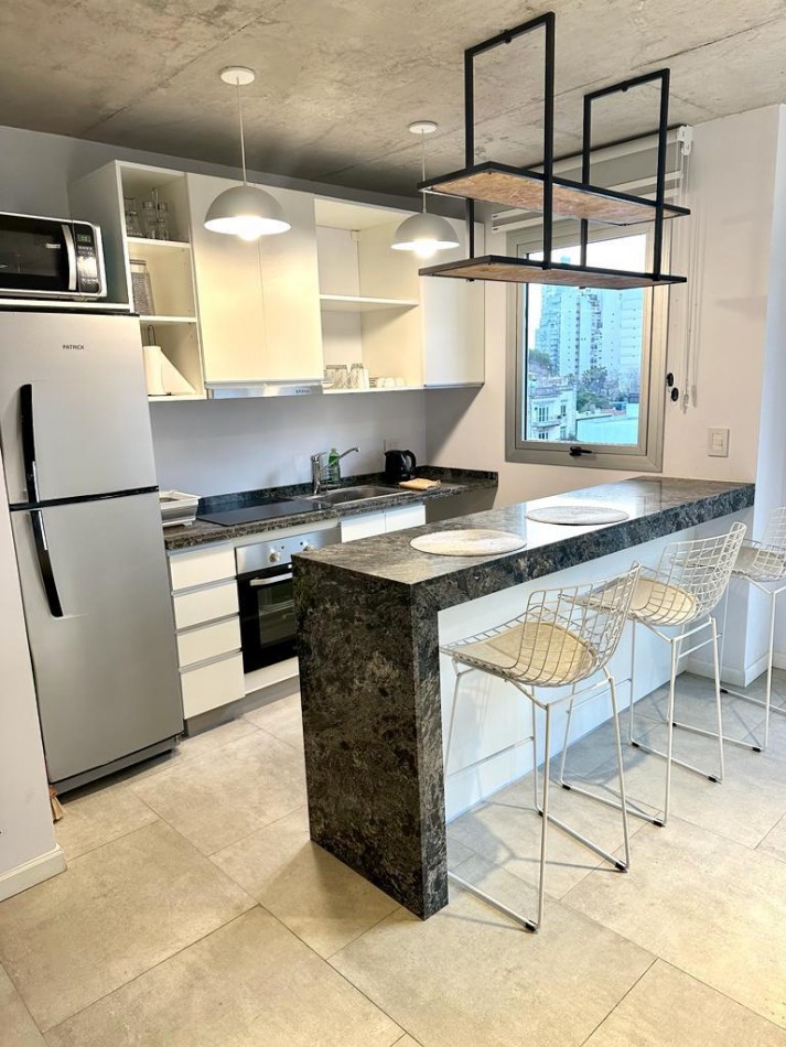 Departamento en torre en Cañitas 2 ambientes posible 3 ambientes