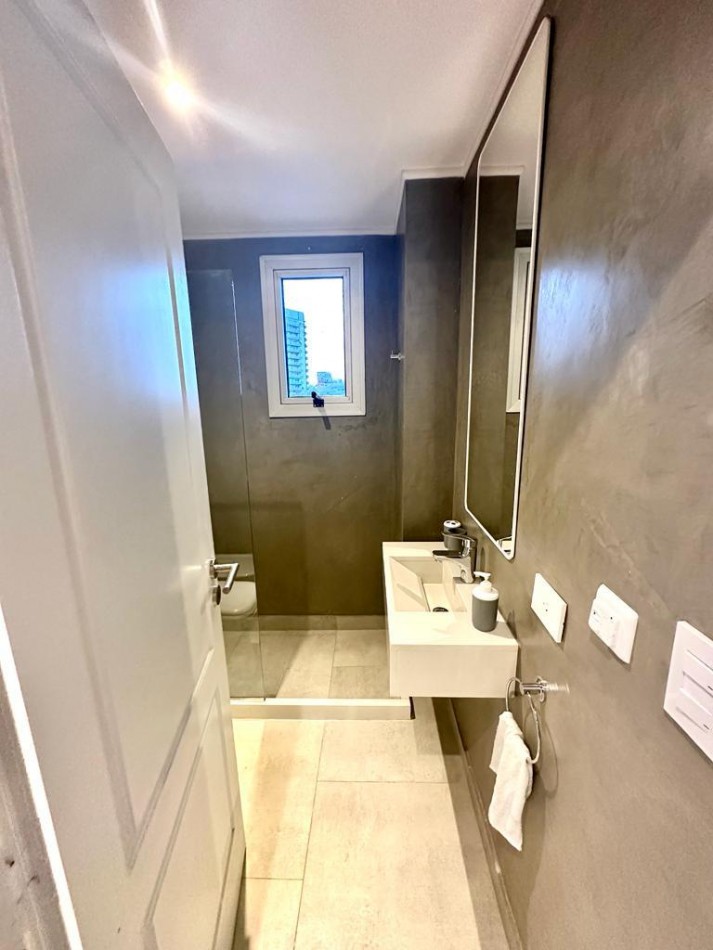 Departamento en torre en Cañitas 2 ambientes posible 3 ambientes